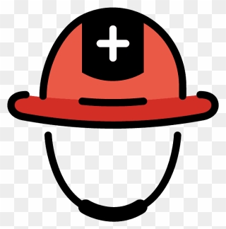 Rescue Worker’s Helmet Emoji Clipart - Icon - Png Download