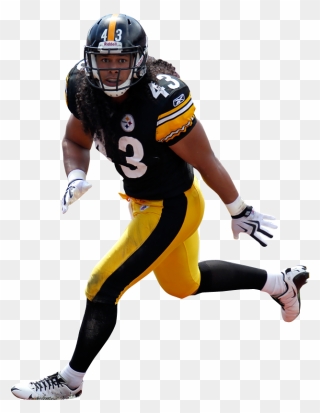 Nfl Pittsburgh Football Bowl American Xlv Sport Clipart - Defensive Football Player Png Transparent Png