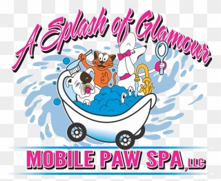 Dog Groomer Clipart Free Mobile Dog Grooming Services - Mobile Dog Grooming Logos - Png Download