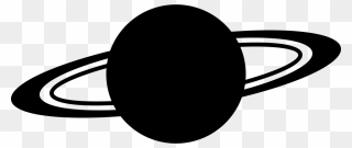 Saturn - Saturn Silhouette Clipart