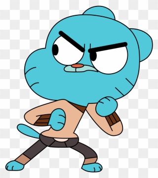 Gumball Watterson Fight Clipart