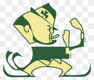 Vintage Notre Dame Fighting Irish Logo Clipart