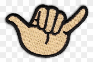 Hand Emoji Clipart Hang Loose - Shaka Sign - Png Download
