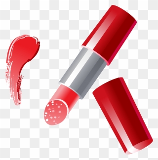 Lipstick Clipart Girly - Labial Png Sin Fondo Transparent Png
