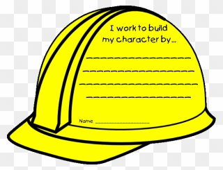 Construction Hat Project - Clip Art Hard Hat Png Transparent Png