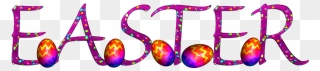 Easter Letters Png Clipart