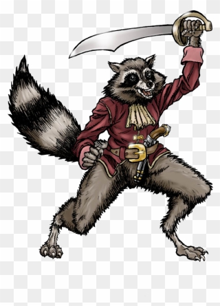 Pirate Racoon Png Clipart