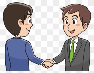 Clipart Of People Shaking Hands - Png Download