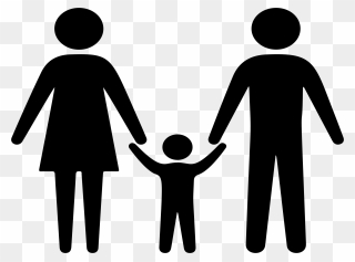 Family Holding Hands Clipart - Png Download