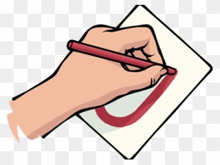 Transparent Left Hand Clipart - Writing With Left Hand Clipart - Png Download