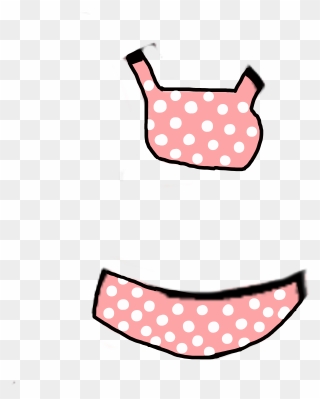 Lol I Tried To Make A Bathing Suit - Polka Dot Clipart