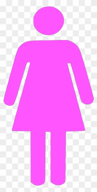 Female Symbol 3 Png Clip Art - Female Toilet Signs Png Transparent Png