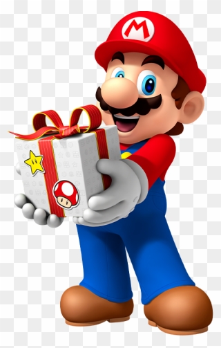 Nintendo Birthday Png - Super Mario Present Clipart