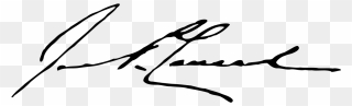 Jose P Laurel Signature Clipart