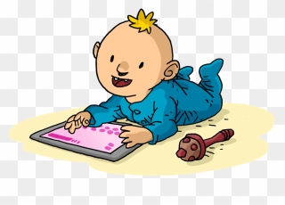 Connected Children Vulnerable Users - Tummy Time Clipart - Png Download
