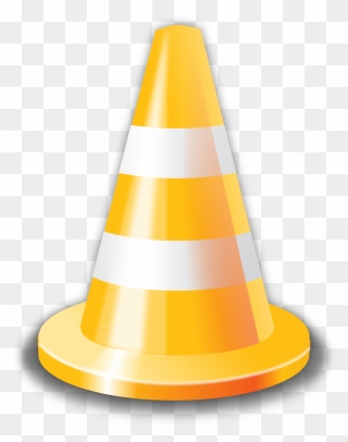 Yellow Cone Clipart - Png Download