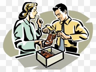 Shoe Salesman Clipart - Png Download