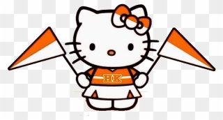 Transparent Determination Clipart - Coloring Hello Kitty - Png Download