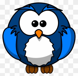Blue Owl Clipart - Png Download
