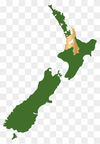 Location, Location, Location - New Zealand Map Artwork Clipart