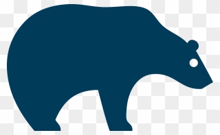 Bear Silhouette Snout Microsoft Azure Clip Art - Png Download