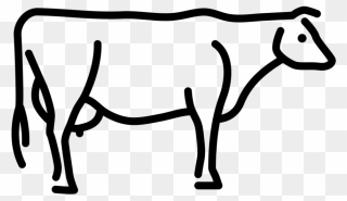 Noun Cow 591431 000000 - Icon Cow Transparent Background Clipart