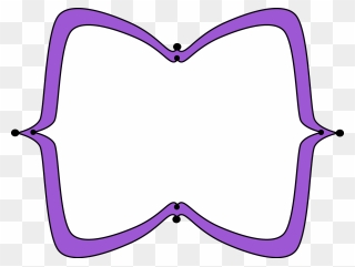 Purple Border Clip Art - Purple Brackets Free Clipart - Png Download