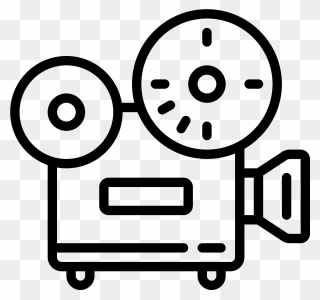 Cinema Clipart Film Projector - Movie Projector Icon Png Transparent Png