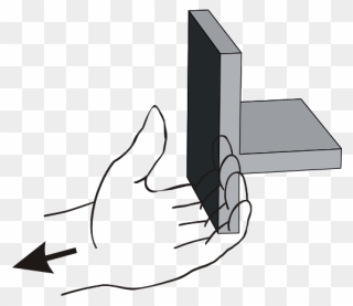 Hand Opening Drawer Drawing Clipart