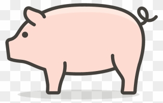 Pig Emoji Clipart - Pig Icon Png Transparent Png