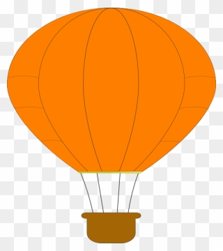 Blue Hot Air Balloon Transparent Background Clipart