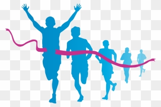 Transparent Running Man Silhouette Png - Marathon Clip Art Png