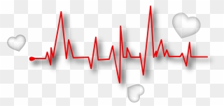 Heart Pulse Euclidean Rate Vector Decorate Line Clipart - Heart Rate Vector Png Transparent Png