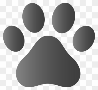 Dog Paw Clipart Black And White Svg Download Dog Paw - Paw Print Png Free Transparent Png