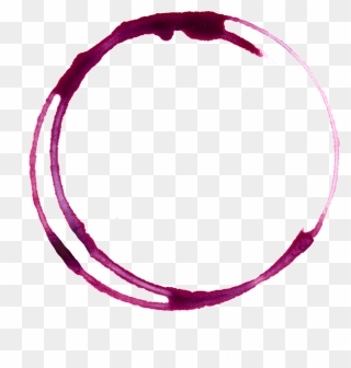 Backpacks And A Wine Key - Circle Wine Stain Png Clipart