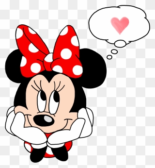 Transparent Welder Clipart - Minnie Mouse In Love - Png Download