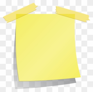 Paper Post-it Note Adhesive Tape Yellow - Reminder Notes Png Clipart