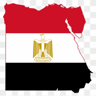 Egypt Flag Map Png Clipart