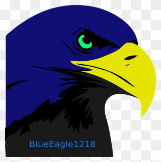 Animated Blue Eagle Clipart