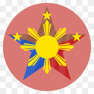 Symmetry,symbol,yellow - Nationalism Symbols In The Philippines Clipart