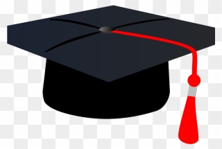 Clip Art Portable Network Graphics Square Academic - Graduation Cap With Tassel Clipart - Png Download