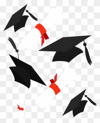 #graduation #hat #celebrate #diploma #freetoedit - Graduation Ceremony Clipart