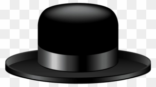 Transparent Fedora Clipart - Black Hat Transparent Background - Png Download