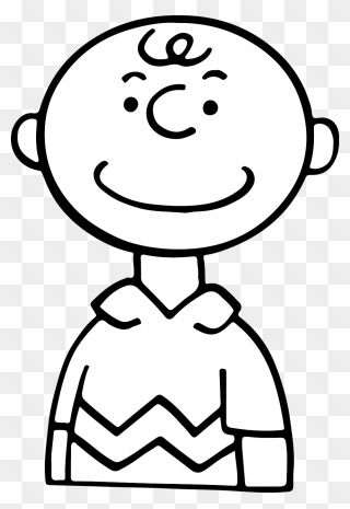 Drawn Smile Nervous Smile - Drawing Charlie Brown Face Clipart