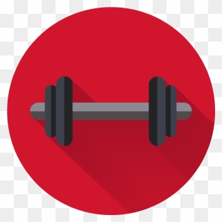 Dumbbell Clipart Red - Insta Dumbbell - Png Download