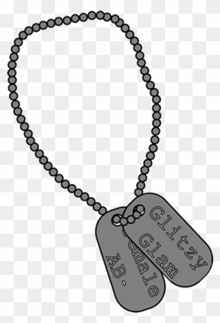 Military Dog Tags Clip Art - Military Dog Tags Clipart - Png Download