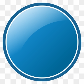 Glossy Clip Art At - Blue Circle Png Logo Transparent Png