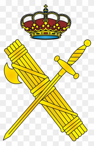 Crown Sword Axe - Escudo De La Guardia Civil Clipart