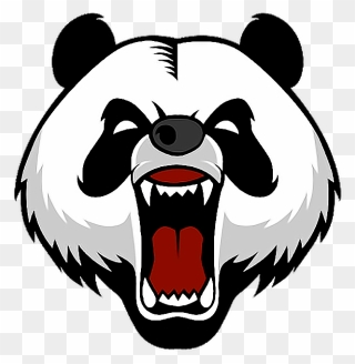 #panda #animal #beat #comic #bamboo #manga #anime #japan - Panda Logo Clipart