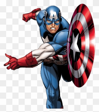 America Deadpool Comics Book Comic Captain Avengers - Captain America Comic Png Clipart